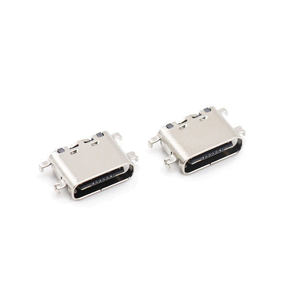 3.0 USB Type C Pcb Connector 3.1mm 16 Ghim Mid Mount USB C Female Socket