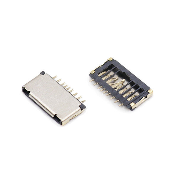 Loại rút ngắn Ổ cắm thẻ Vi mô SD UL94V-0 Chân trung 1,5 giờ Ổ cắm thẻ TF
