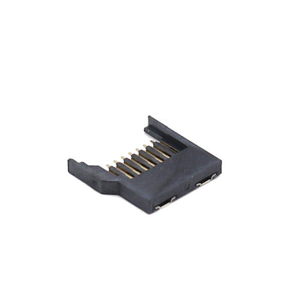 Đầu nối Flash 8p T Ổ cắm thẻ nhớ với đầu cuối hợp kim đồng ROHS