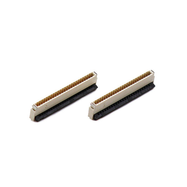 Tiếp điểm xuống 0.5 Mm Độ cao FPC Connector 4 Ghim Under Lock Loại SMT Chiều cao 1.0mm