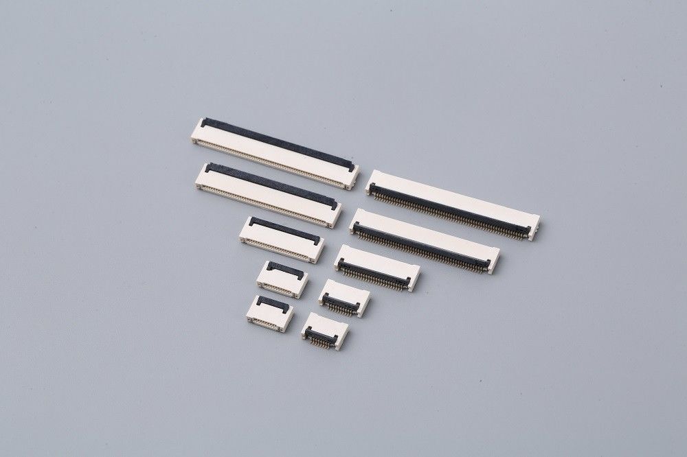 1.0 Mm Độ cao FPC Connector H2.0mm Bottom Contact ZIF 4 Ghim FFC Connector