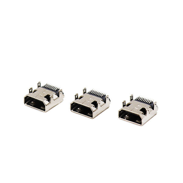 Đầu nối cáp Vi mô HDMI mạ vàng 19 chân DIP + Đầu nối SMT loại d
