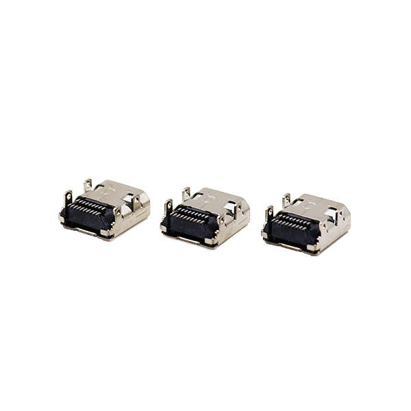 Đầu nối cáp Vi mô HDMI mạ vàng 19 chân DIP + Đầu nối SMT loại d