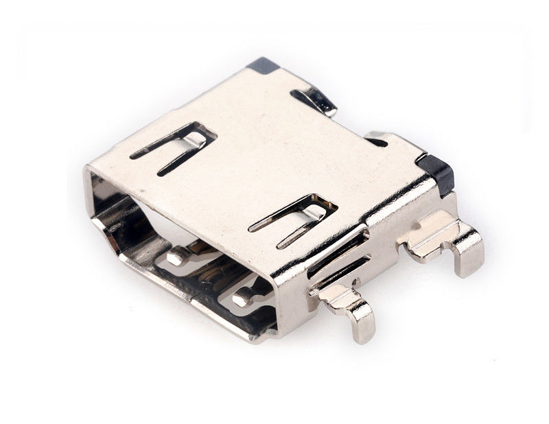 Ổ cắm dưới bo mạch 19 chân DIP Đầu nối cáp HDMI PCB nữ 1.8mm cho TV