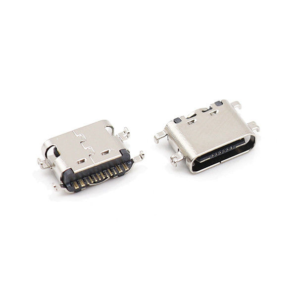 Bộ sạc 16 chân SMT Đầu nối loại C đơn gắn kết giữa Nữ 3.1mm