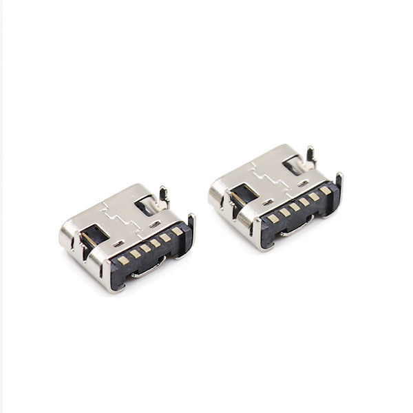Đầu nối Vi mô USB Loại C 6 Ghim SMD 3.1mm Nữ SMT