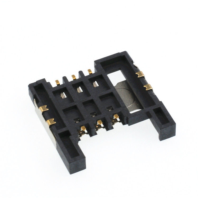 Loại chèn Đầu nối ổ cắm thẻ Sim Chiều cao 6 chân Đầu nối thẻ 2,9mm
