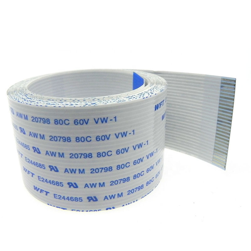 1.0mm Độ cao 2800mm Dài FFC Cáp phẳng 30 chân Cáp Flex cho máy in 3D