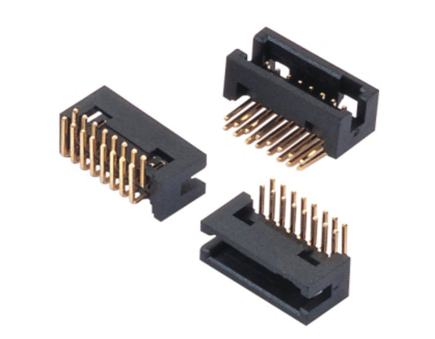Đầu nối hộp 2.0mm Đầu nối 90 độ Dây PA6T đến đầu nối PCB