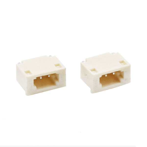 Đầu nối hộp bánh wafer đường kính 0,8mm Góc phải Nữ Tiêu đề SMT Ngang ROHS