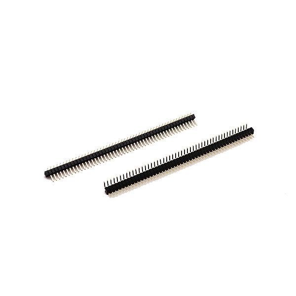 Các đầu nối đầu nối chân Ghim nam cao độ 1,27mm Góc phải cho bảng mạch điện PCB