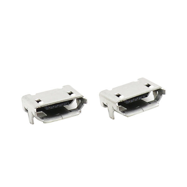 SMD DIP 7.2mm Đầu nối Vi mô USB 5 chân Loại B Ổ cắm PCB Vi mô USB có cạnh