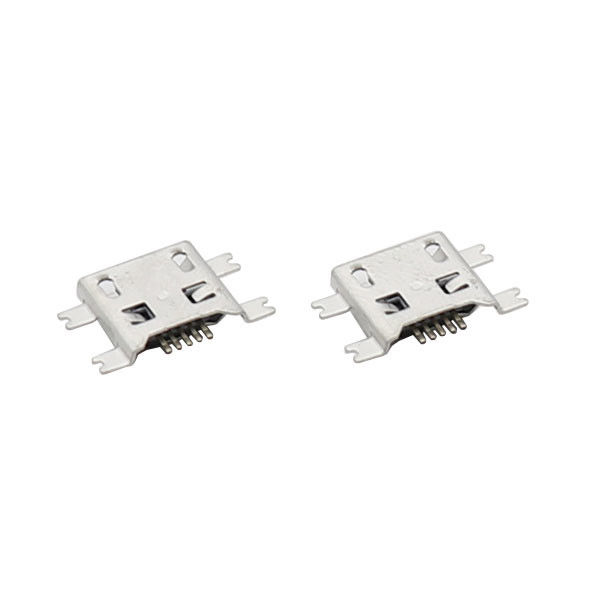 Bảng điều khiển kiểu bồn rửa Gắn kết nối ổ cắm sạc Vi mô USB Female 1.17mm SMT