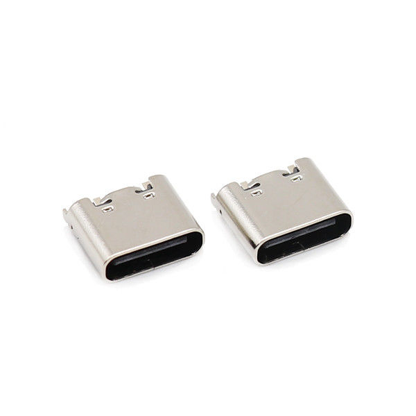 Đầu nối USB loại C dành cho nữ 6 chân 180 độ Dip 3.1mm UL94V-0 Vỏ
