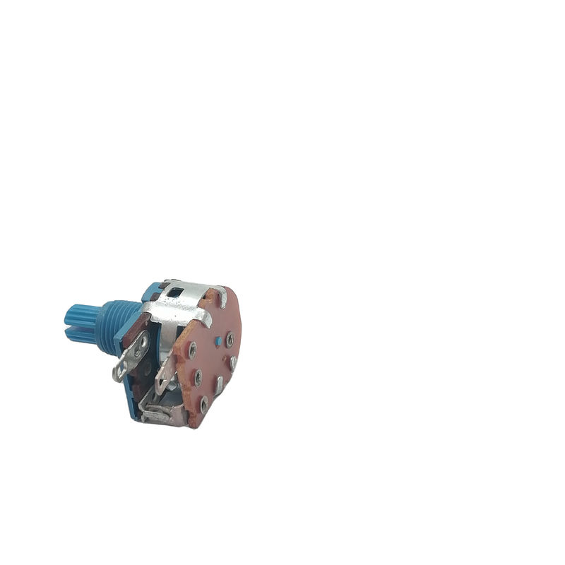 Chiết áp loại quay 16mm B500k 200V với chiều dài bộ truyền động 9mm