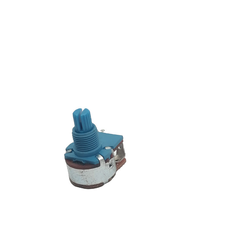 Chiết áp loại quay 16mm B500k 200V với chiều dài bộ truyền động 9mm