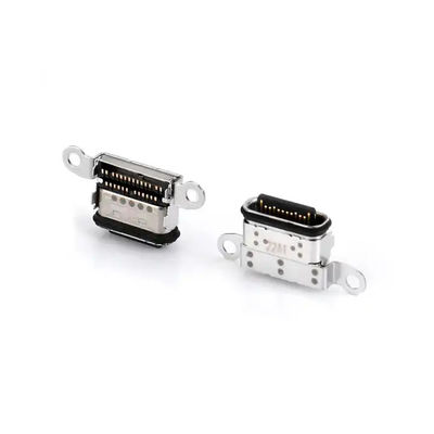 SMT USB C Connector nữ 24 pin Double Row Waterproof IPX8